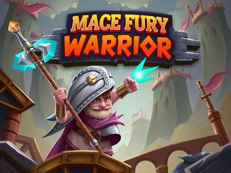 Mace Fury Warrior Epic Battle Scene Mace Fury Warrior Game Hero Image